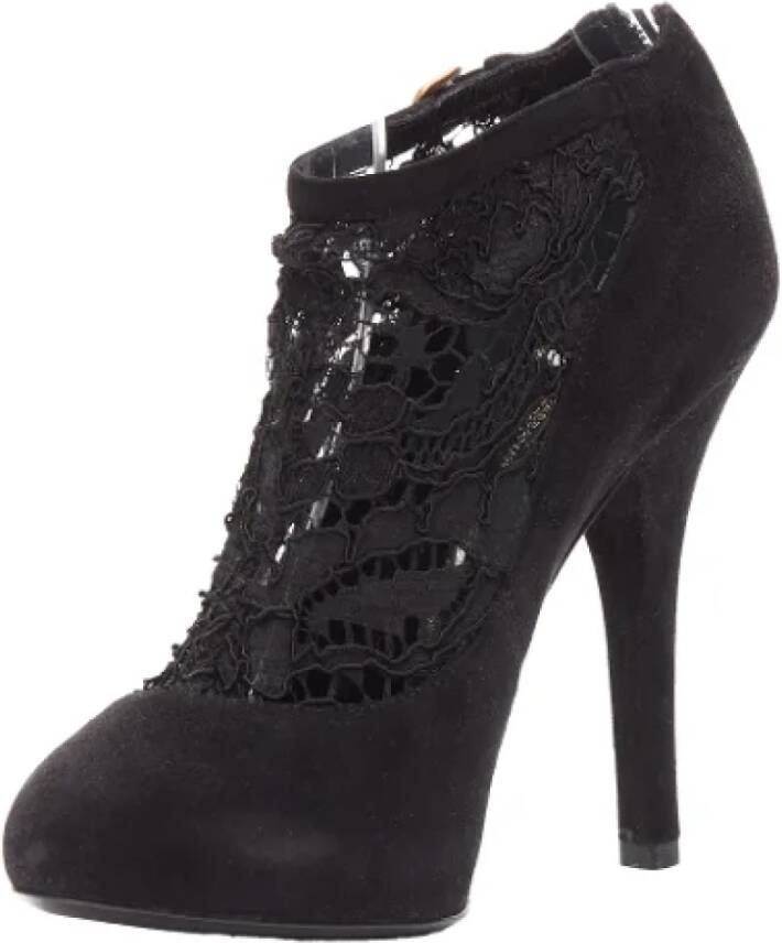 Dolce & Gabbana Pre-owned Suede boots Black Dames