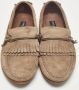 Dolce & Gabbana Pre-owned Suede flats Brown Heren - Thumbnail 3