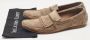 Dolce & Gabbana Pre-owned Suede flats Brown Heren - Thumbnail 9