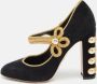 Dolce & Gabbana Pre-owned Suede heels Black Dames - Thumbnail 2