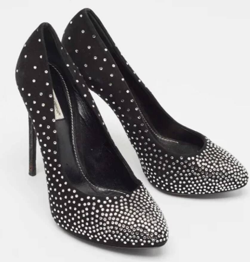 Dolce & Gabbana Pre-owned Suede heels Black Dames