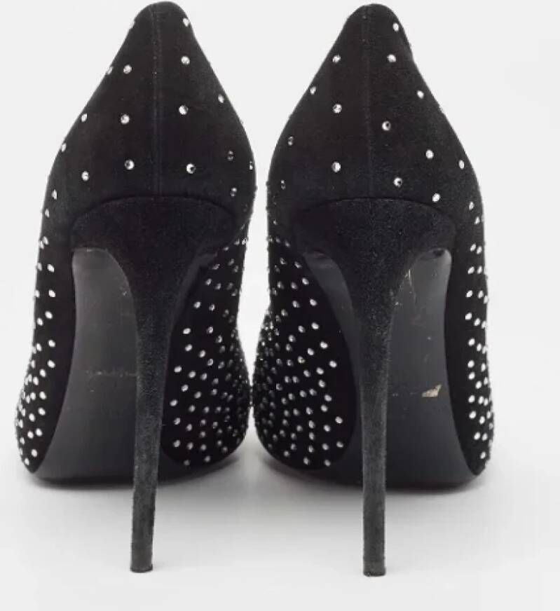 Dolce & Gabbana Pre-owned Suede heels Black Dames