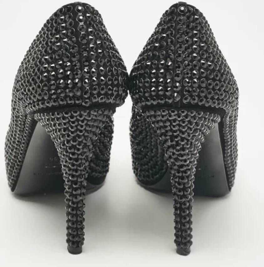 Dolce & Gabbana Pre-owned Suede heels Black Dames