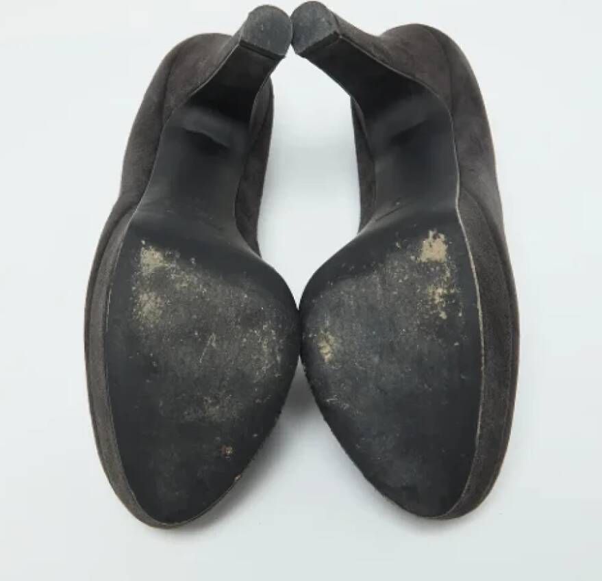 Dolce & Gabbana Pre-owned Suede heels Black Dames