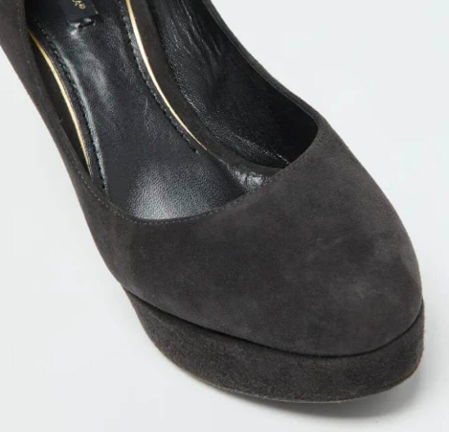 Dolce & Gabbana Pre-owned Suede heels Black Dames