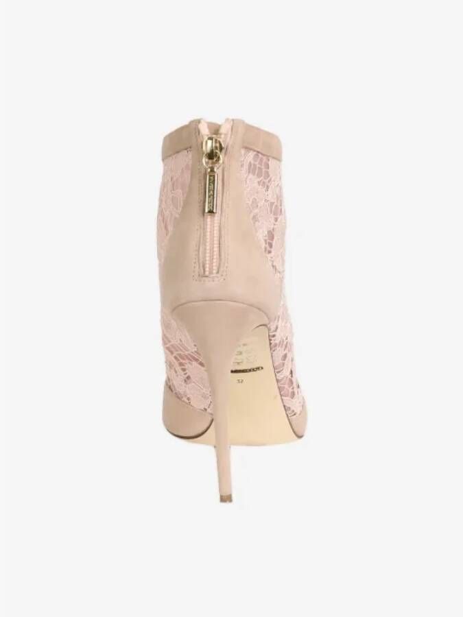 Dolce & Gabbana Pre-owned Suede heels Pink Dames