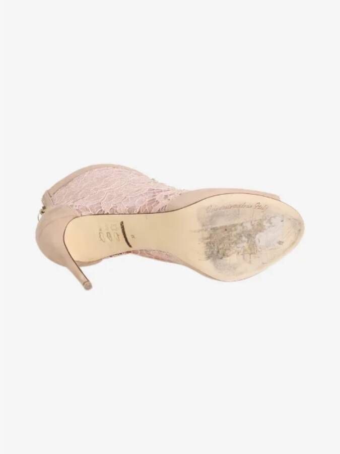 Dolce & Gabbana Pre-owned Suede heels Pink Dames