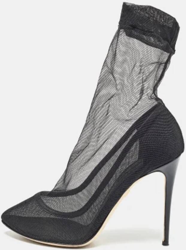 Dolce & Gabbana Pre-owned Tulle boots Black Dames