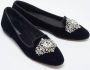 Dolce & Gabbana Pre-owned Velvet flats Black Dames - Thumbnail 4