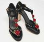 Dolce & Gabbana Pre-owned Velvet heels Black Dames - Thumbnail 1