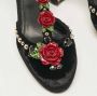 Dolce & Gabbana Pre-owned Velvet heels Black Dames - Thumbnail 4