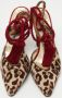 Dolce & Gabbana Pre-owned Velvet heels Brown Dames - Thumbnail 3