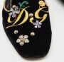 Dolce & Gabbana Pre-owned Velvet mules Black Dames - Thumbnail 7