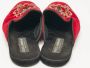 Dolce & Gabbana Pre-owned Velvet sandals Red Heren - Thumbnail 5