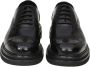 Dolce & Gabbana Premium Zwarte Leren Veterschoenen Black Heren - Thumbnail 7