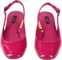 Dolce & Gabbana Fuchsia Leren Pumps met Band Pink Dames - Thumbnail 4