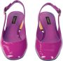 Dolce & Gabbana Lila Leren Pumps met Bandje Purple Dames - Thumbnail 4