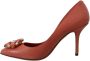 Dolce & Gabbana Roze exotisch leren kristallen hakken pumps schoenen Pink Dames - Thumbnail 5