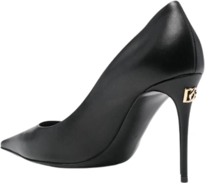 Dolce & Gabbana Puntige Neus Nappa Pumps Black Dames