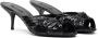 Dolce & Gabbana Python Leren Ciabatta Sandalen Black Dames - Thumbnail 2