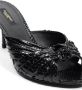 Dolce & Gabbana Python Leren Ciabatta Sandalen Black Dames - Thumbnail 4