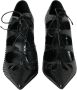 Dolce & Gabbana Python Leren Mary Jane Pumps Schoenen Black Dames - Thumbnail 2