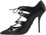 Dolce & Gabbana Python Leren Mary Jane Pumps Schoenen Black Dames - Thumbnail 5