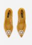 Dolce & Gabbana Regenboog Kant Pumps met Broche Yellow Dames - Thumbnail 6