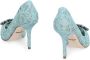 Dolce & Gabbana Pumps in Taormina Lace with Crystals Blauw Dames - Thumbnail 3