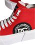 Dolce & Gabbana Rode Canvas Logo High Top Sneakers Laarzen Schoenen Red Dames - Thumbnail 3