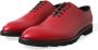 Dolce & Gabbana Rode leren Oxford-schoenen Elegante stijl Red Heren - Thumbnail 4