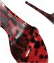 Dolce & Gabbana Rode Luipaard Enkelband Keira Sandalen Multicolor Dames - Thumbnail 8