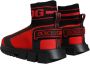 Dolce & Gabbana Rood Zwart High Top Sneakers Logo Red Heren - Thumbnail 4