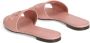 Dolce & Gabbana Roze leren slide sandalen DG Millennials Pink Dames - Thumbnail 11