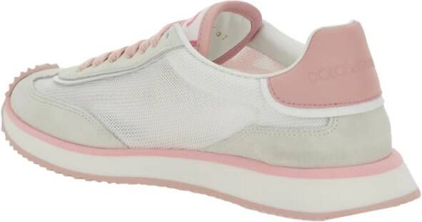 Dolce & Gabbana Roze Hardloopschoenen met Logodetail Pink Dames