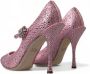 Dolce & Gabbana Roze Kristal Statement Pumps Pink Dames - Thumbnail 13