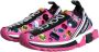 Dolce & Gabbana Roze Kristal Lage Sneakers Pink Dames - Thumbnail 11