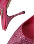 Dolce & Gabbana Roze Kristal Slingback Hakken Sandalen Pink Dames - Thumbnail 7