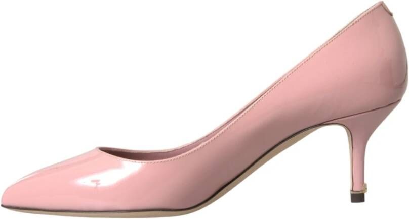 Dolce & Gabbana Roze Lakleren Hakken Pumps Pink Dames