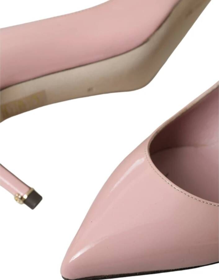 Dolce & Gabbana Roze Lakleren Hakken Pumps Pink Dames