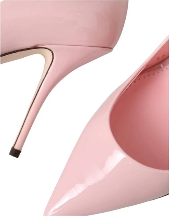 Dolce & Gabbana Roze Lakleren Stiletto Pumps Pink Dames