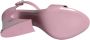 Dolce & Gabbana Roze Leren Enkelband Hakken Pink Dames - Thumbnail 6