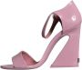 Dolce & Gabbana Roze leren enkelband sandalen Pink Dames - Thumbnail 4