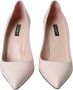 Dolce & Gabbana Roze Leren Hakken Pumps Schoenen Pink Dames - Thumbnail 8