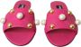 Dolce & Gabbana Roze Leren Platte Sandalen Pink Dames - Thumbnail 2