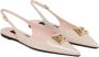 Dolce & Gabbana Gouden Metalen Logo Slingback Ballet Flats Pink Dames - Thumbnail 2