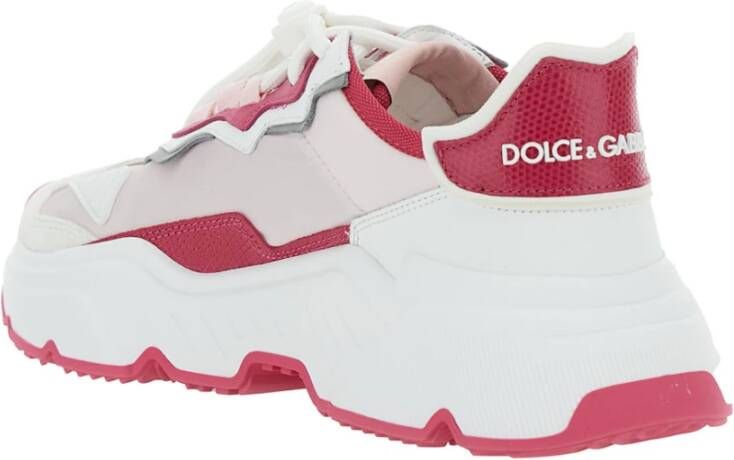 Dolce & Gabbana Roze Sneakers Daymaster Multicolor Dames