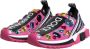 Dolce & Gabbana Roze Sorrento Crystals Lage Sneakers Pink Dames - Thumbnail 10