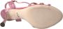 Dolce & Gabbana Roze Strass Enkelband Hakken Sandalen Pink Dames - Thumbnail 6