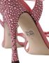 Dolce & Gabbana Roze Strass Enkelband Hakken Sandalen Pink Dames - Thumbnail 7